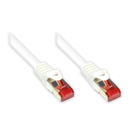 Alcasa 8060-030W cavo di rete Bianco 3 m Cat6 S/FTP (S-STP) (8060-030W)