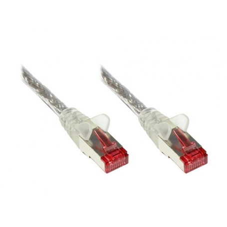 Alcasa 10m Cat6 cavo di rete Trasparente S/FTP (S-STP) (8060-100T)