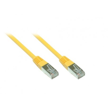Alcasa 1m Cat5e cavo di rete Giallo SF/UTP (S-FTP) (855Y-010)