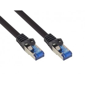 Alcasa 8060-SF010S cavo di rete Nero 1 m Cat6a S/FTP (S-STP) (8060-SF010S)