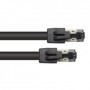 Alcasa 8080-030S cavo di rete Nero 3 m Cat8.1 S/FTP (S-STP) (8080-030S)