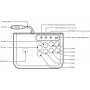 Hori Fighting Stick Mini 4 Nero USB 2.0 Speciale Analogico PlayStation 4, Playstation 3 (PS4-030E)