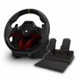 Hori Racing Wheel APEX Nero, Rosso Bluetooth/USB Sterzo + Pedali Analogico/Digitale PC, PlayStation 4 (PS4-142E)