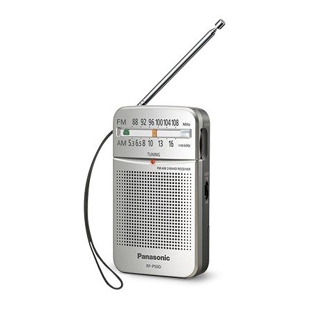 Panasonic RF-P50D Portatile Digitale Argento (RF-P50DEG-S)