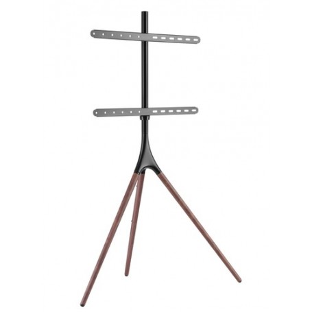 Techly ICA-TR18SAM Supporto TV a parete 165,1 cm (65") Nero, Noce (ICA-TR18SAM)