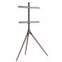 Techly ICA-TR18SAM Supporto TV a parete 165,1 cm (65") Nero, Noce (ICA-TR18SAM)