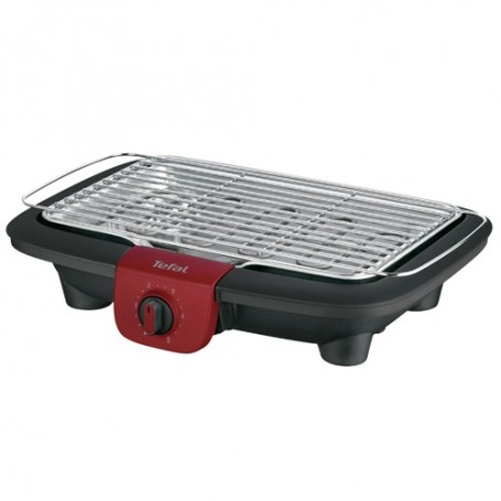 Tefal BG90F5 barbecue per l'aperto e bistecchiera Da tavolo Elettrico Nero, Acciaio inossidabile 2300 W (BG90F5)