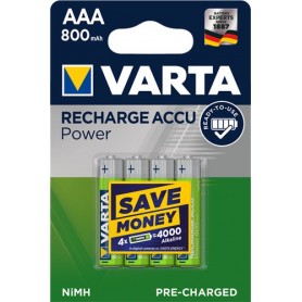 Varta 56703 101 404 batteria per uso domestico Batteria ricaricabile Mini Stilo AAA Nichel-Metallo Idruro (NiMH) (56703 101 404)