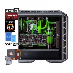 PC Gaming EXTREME RGTX1 AMD RYZEN 7 1700 3GHz/20MB(8CORE)+32GB+(4.25TB)M.2 250 SSD/960EVO+4TB+GTX1070/ (EXTGTX_1700_1070_8G_45T)