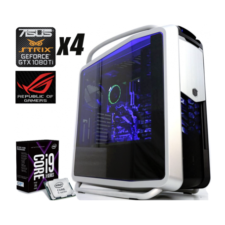 PC Gaming ULTIMATE GTX4 i9-7900X(10Core)LIQUID+64GB+(9.0TB)M.2 1.0TB SSD/EVO960PRO+2x4.0TB+4xG (Ultimate_GTX4_I9_7900X_4x1080TI)