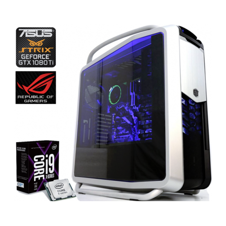 PC Gaming EXTREME GTX1 i9-7900X(10Core)LIQUID+32GB+(9.0TB)M.2 1.0TB SSD/EVO960PRO+2x4.0TB+GTX1080T (EXT_GTX1_32_I9_7900X_1080TI)