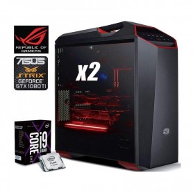 PC Gaming EXTREME GTX2 i9-7900X 3.30GHz/LIQUID+32GB+(5.0TB)M.2 1.0TB SSD/EVO960PRO+4.0TB+2xSTRI (_EXT_GTX2_i97900X_32G_1080Tix2)