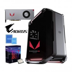PC Gaming EXTREME RX1 Intel Core i7-8700K 3.7GHz/12MB(6CORE)/LIQUID+32GB+(4.50TB)M.2 500 SSD/EVO960+4.0TB (EXT_RX1_8700K_VEGA64)