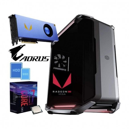 PC Gaming EXTREME RX1 Intel Core i7-8700 3.2GHz/12MB(6CORE)/LIQUID+32GB+(3.5TB)500 SSD+3TB+VEGA FRONTIER (EXT_RX1_8700_VEGAFRNT)