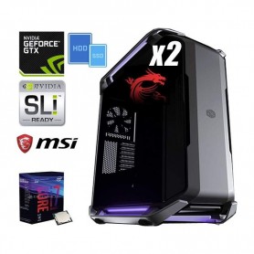 PC Gaming EXTREME GTX2 i7-8700K 3.7GHz/12MB(6CORE)/LIQUID+16GB+(3.50TB)M.2 500 SSD+3.0TB+2xGEFORCE GTX1080 (EXT_GTX2_8700K_1080)