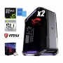 PC Gaming EXTREME GTX2 i7-8700K 3.7GHz/12MB(6CORE)/LIQUID+32GB+(3.50TB)M.2 500 SSD EVO960+3.0TB+2xGTX1 (EXT_GTX2_8700K_1080_32G)