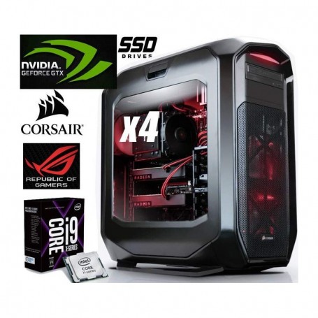 PC Gaming ULTIMATE GTX4 Intel Core i9-7980XE 2.60GHz/LIQUID+32GB+(4.51TB SSD)+4xGTX1080TI/11GB+X299 (ULT_GTX4_7980XE_1080TI_451)