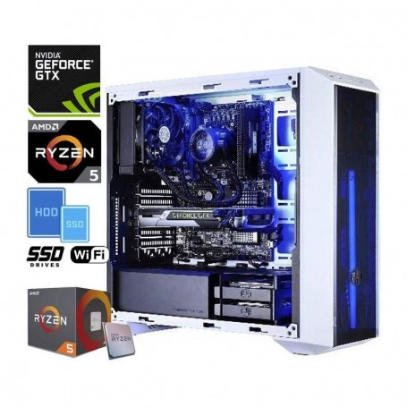 PC Gaming PRO2 GTX AMD RYZEN5 1600 3.6GHz(6Core)+32GB+HD(3.25TB)250SSD+3.0TB+GeForce GTX1060/3GB+WiFi (_PRO2_32G_1600_1060_3G)