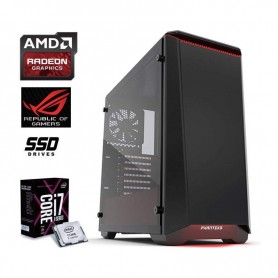 PC Gaming PRO1 RX Intel Core i7-7800X 3.6GHz(6CORE)+16GB+500GB SSD/EVO850+STRIX-RADEON RX580/8GB+X2 (PRO1_RX_7800X_RX580_8G_500)