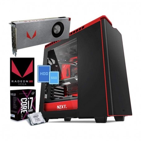PC Gaming PRO1 RX Intel Core i7-7800X 3.5GHz(6CORE)+16GB+(3.50TB)M.2 500 SSD/EVO960+3.0TB+RADEON RX VEGA6 (PRO1RX_I7800X_VEGA64)