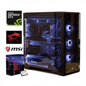 PC Gaming CRYSTAL GTX i7-8700K 3.7GHz(6CORE)/LIQUID+16GB+(3.25TB)250 SSD+3.0TB+GTX1080TI/11GB+Z370 MS (CRYSTAL_GTX_8700K_1080TI)