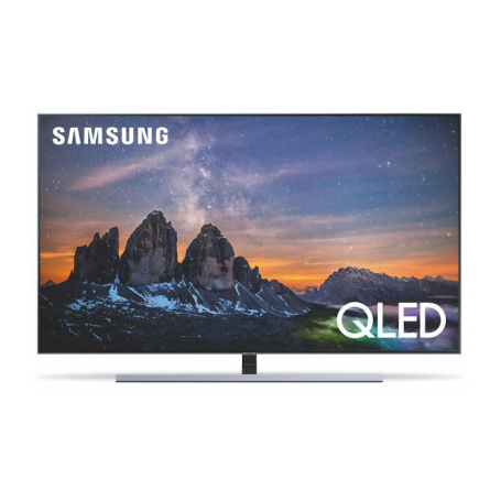 Samsung QLED QE55Q80 TV 139,7 cm (55") 4K Ultra HD Smart TV Wi-Fi Carbonio, Argento, FULL ARRAY (GQ55Q80RGTXZG)