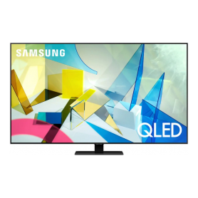 Samsung QE85Q80TAT, TV QLED 85"  argento, UltraHD 4K, Triple Tuner, HDR1500, WLAN, HD +  MY2020 (QE85Q80TAT)
