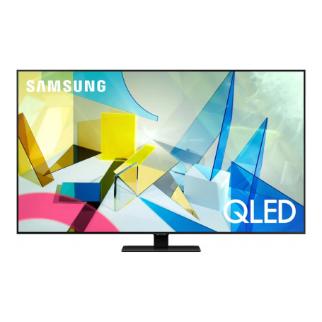 Samsung QE85Q80TAT, TV QLED 85"  argento, UltraHD 4K, Triple Tuner, HDR1500, WLAN, HD +  MY2020 (QE85Q80TAT)
