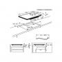 AEG IPE84571FB Piano cottura a induzione autosufficiente, larghezza 78 cm, vetroceramica (IPE84571FB_PROMO)
