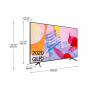 Samsung Series 6 QE75Q60TAU 190,5 cm (75") 4K Ultra HD Smart TV Wi-Fi Nero  QE75Q60T (QE75Q60TAUXXH)