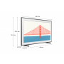 Samsung TV The Frame 4K 43" 43LS03A Smart TV Wi-Fi Black 2021 (QE43LS03AAUXXH_PROMO)