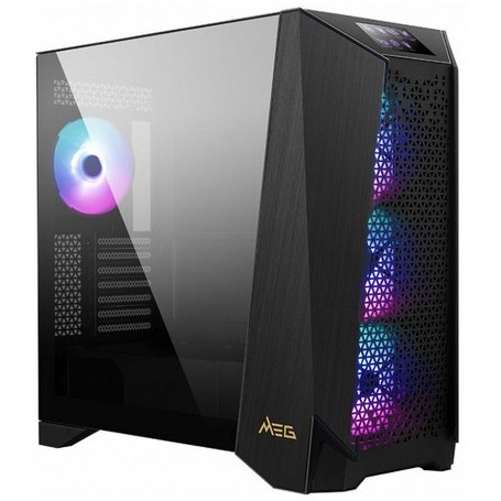 MSI CASE MEG PROSPECT 700R, 2XUSB 3.0, 1XUSB-C, 4X140MM ARGB FAN, LCD TOUCH PANEL, ARGB CONTROL BOARD, TEMPERE (306-7G15R21-W57)