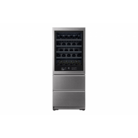 LG LSR200W cantina vino Cantinetta vino con compressore Libera installazione Nero, Acciaio inossidabile (LSR200W)