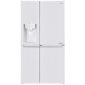 LG GSJ761SWXZ Combinazione Side by Side, larghezza 92 cm, 625 litri, door-in-door, NoFrost, bianco premium (GSJ761SWXZ)