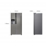 LG GSL360ICEZ frigorifero side-by-side Libera installazione 591 L F Grafite (GSL360ICEZ)