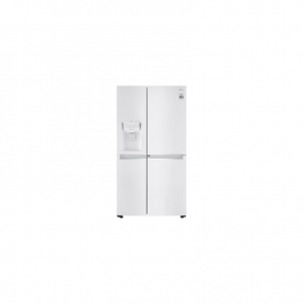 LG GSJ761SWZE Combinazione side-by-side, porta in porta, Total NoFrost, distributore di ghiaccio e acqua, bianco pr (GSJ761SWZE)