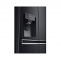 LG GSL761MCZZ side-by-side, larghezza 91,2 cm, 625L, DoorCooling +, ghiaccio tritato e acqua, acciaio nero opaco (GSL761MCZZ)