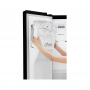 LG GSL761MCZZ side-by-side, larghezza 91,2 cm, 625L, DoorCooling +, ghiaccio tritato e acqua, acciaio nero opaco (GSL761MCZZ)