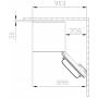Frigorifero retrò Amica KS15616P, larghezza 55 cm, altezza 87,5 cm, 108 L, scongelamento automatico, congelatore, cu (KS15616P)