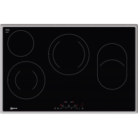 Neff TBD1836N Piano cottura elettrico, vetro ceramico, larghezza 80 cm, acciaio inossidabile, TouchControl (T18BD36N (T18BD36N0)