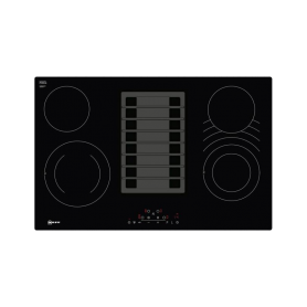 Neff Piano cottura elettrico autosufficiente con cappa aspirante integrata, vetroceramica, largo 80 cm ( T18PD3AX0) (T18PD3AX0)