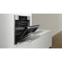 Neff BFS4524N A + forno a vapore, larghezza 60 cm, 71 l, Easy Clean, acciaio inossidabile (B45FS24N0) (B45FS24N0)
