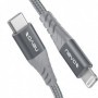 nevox 1884 cavo Lightning 0,5 m Grigio, Argento (1884)