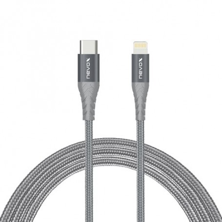 nevox 1885 cavo Lightning 1 m Grigio, Argento (1885)