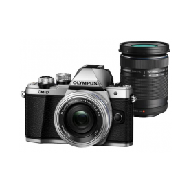OLYMPUS OM-D E-M10 MARKII SLV+14-42EZ+40-150 TWIN Garanzia 4 anni ufficiale Olympus Italia (OM-D E-M10 MARKII 14-42 40-150)