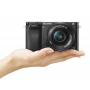 Sony Alpha 6000L, fotocamera mirrorless con obiettivo 16-50 mm, attacco E, sensore APS-C, 24.3 MP (ILCE6000LB)