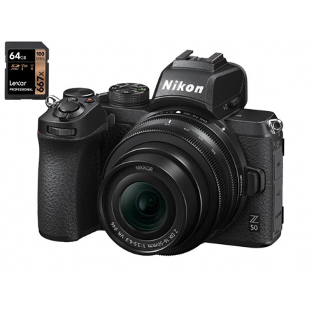 NIKON Z50 + 16-50 VR + SD 64GB KIT (NK513)