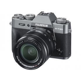 FUJI X-T30 ANTRACITE + 18-55/2,8-4 R LM OIS ITALIA GARANZIA FUJIFILM ITALIA 2 ANNI + GRATIS LONGEVA 2 ANNI (FU837)