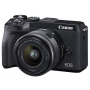 Canon EOS M6 Mark II + EF-M15-45mm + EVF-DC2 Kit fotocamere SLR 32,5 MP CMOS 6960 x 4640 Pixel Nero (CN657)