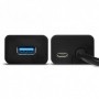 Axago HUE-S2B hub di interfaccia USB 3.2 Gen 1 (3.1 Gen 1) Type-A 5000 Mbit/s Nero (HUE-S2B)